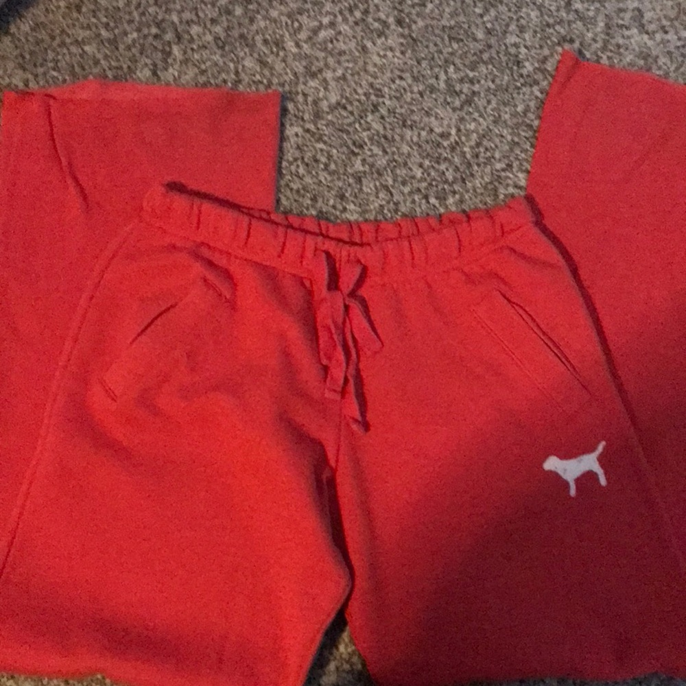 Pink sweatpants